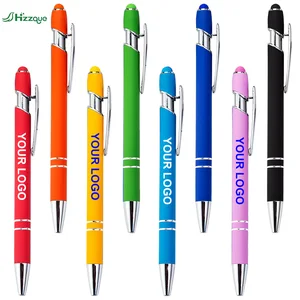 Wholesale Promotional Pens with Custom logo Personalized OEM Stylus Pens logo Printed Metal Ballpoint Pen As Gift