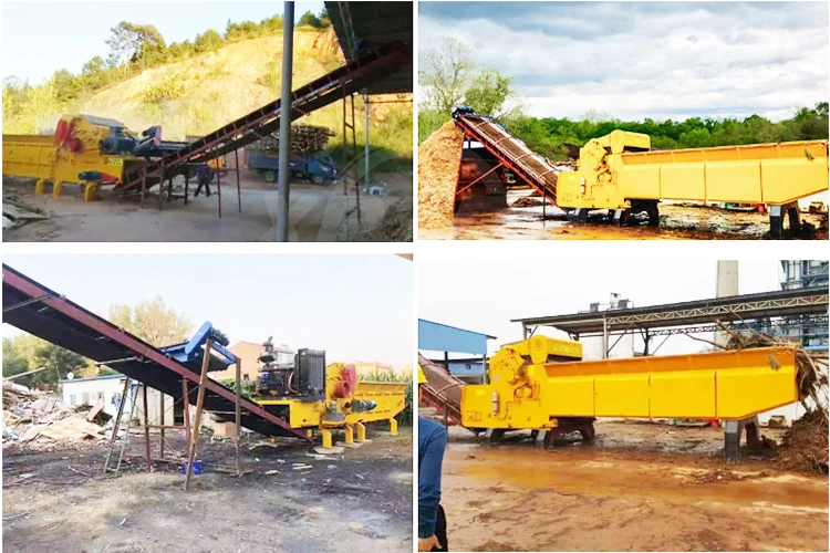 Industrial Wood Shredder and Chipper with 160mm Max Material Diameter High Efficiency and Low Noise for Multi-Material Processing