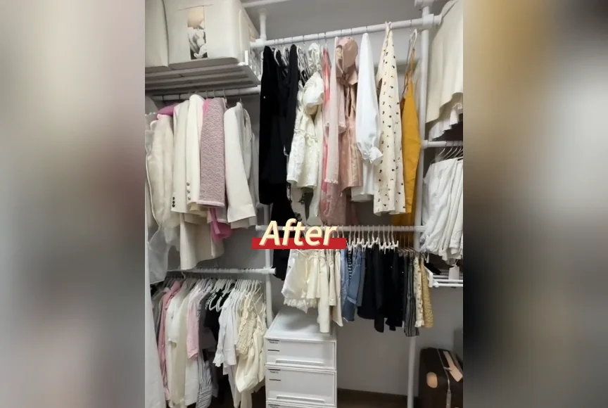 Custom Open Portable Walk In Closet Systemsmetal Frame L Shaped Small