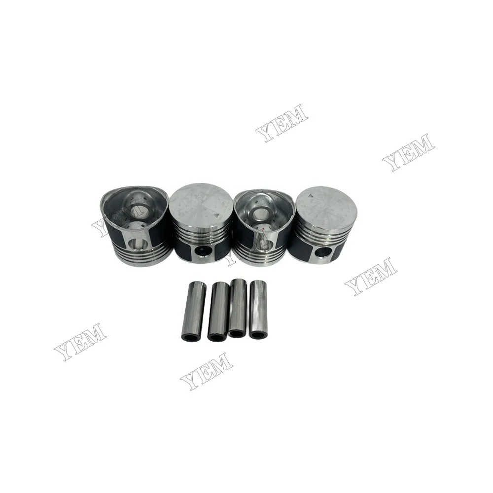Piston Kit Compatible for Mitsubishi K4B Engine Parts Stock Complete 4