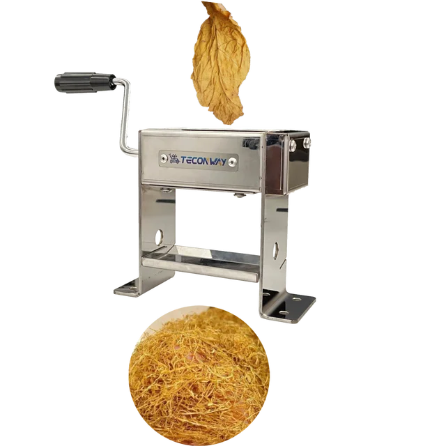 Professional Manufacturer Stainless Steel Household Hand Rotate Tobacco Leaves Cutting Roller for Tobak
