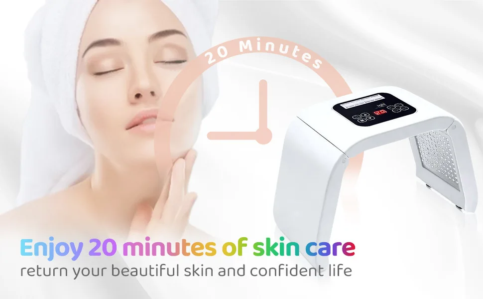 High Quality 7 Color Omega Skin Rejuvenation Machine Pdt Led Light Therapy Facial Machines 