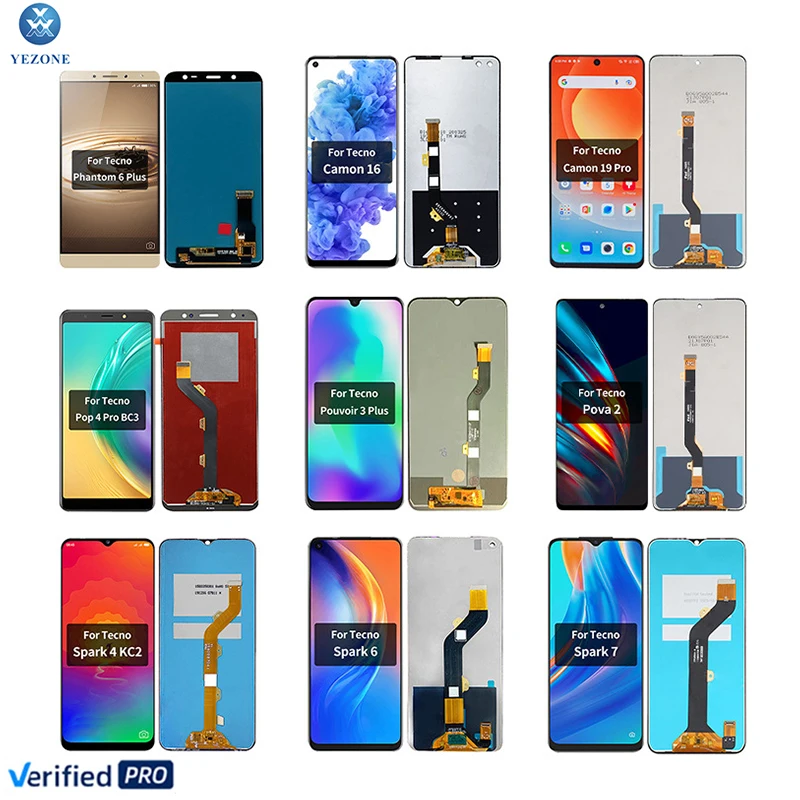For Tecno Camon 30 Pro Screen Camon 20 Screen Display for Tecno Camon 19 Screen for Tecno Infinix Itel Display Mobile Phone LCDs