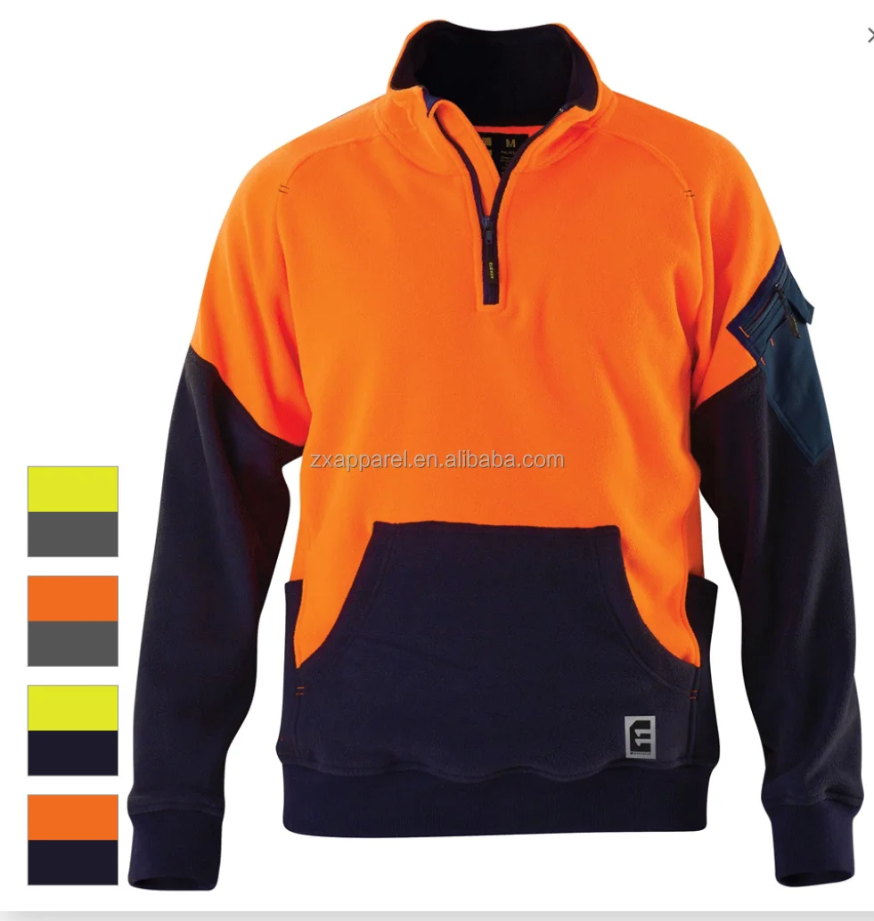 personalised hi vis moletom com capuz