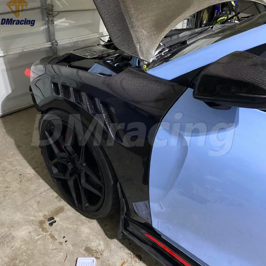 Dm Style Carbon Fiber Front Fenders For Hyundai Veloster 20172022