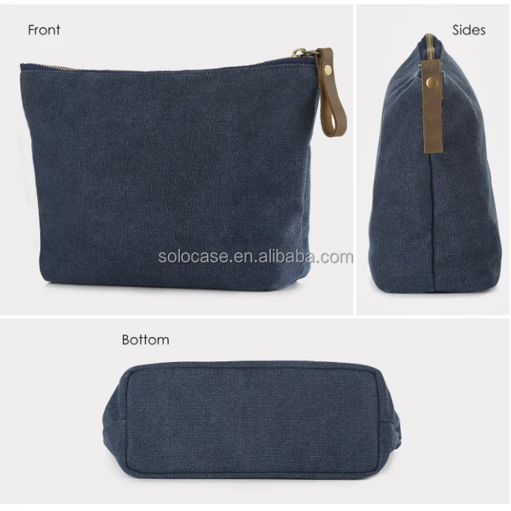 Recycled Cotton Makeup Bag