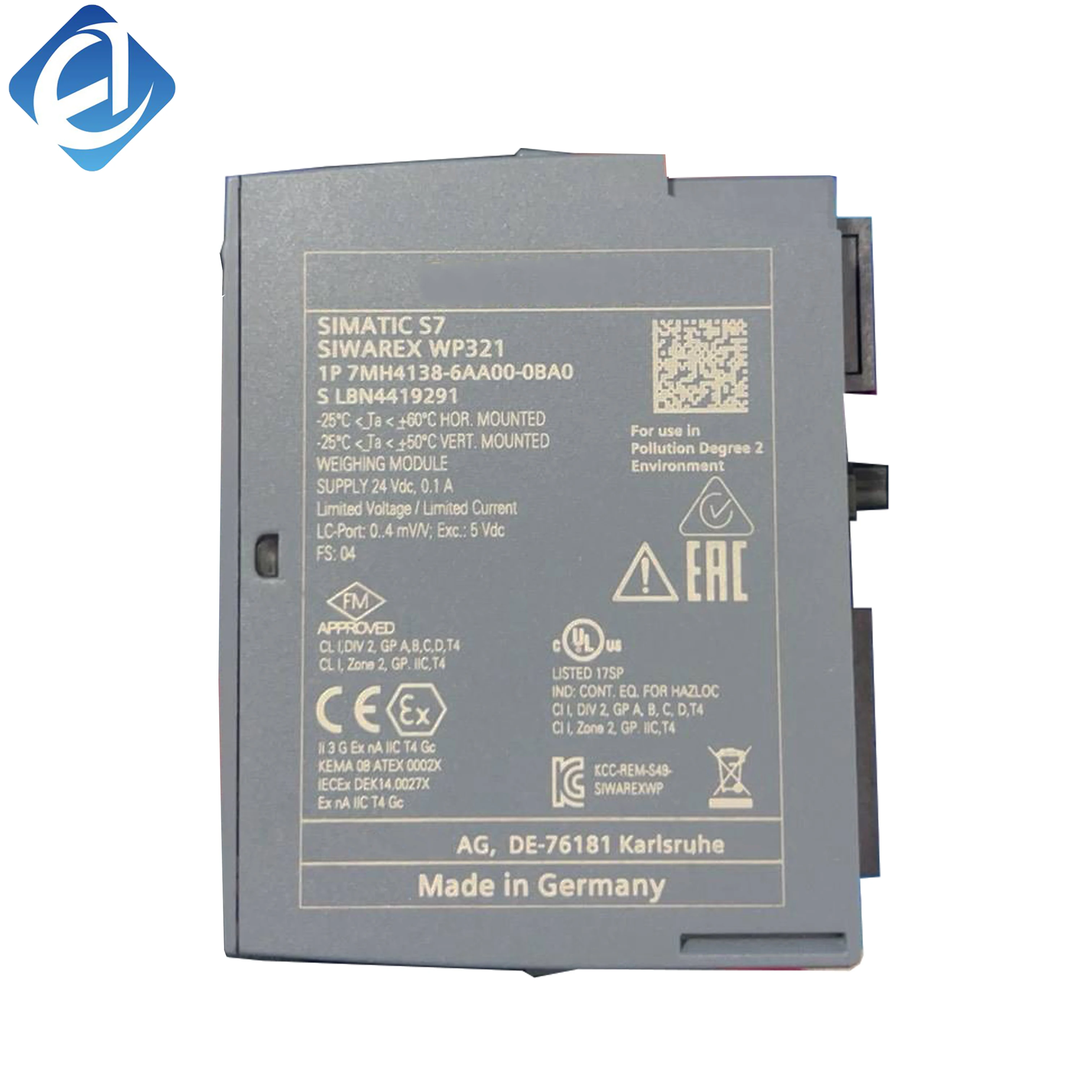 Новый оригинальный аналоговый входной модуль ET 200SP 7MH4138-6AA00-0BA0, артикул 7mh41386aa000ba0, в наличии на складе