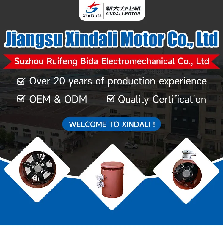 Three-phase Cooling Fan, Explosion-Proof, 380V/50Hz, VFD - detail 2