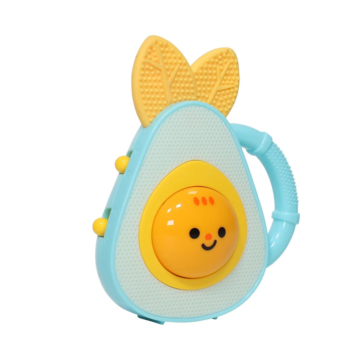 Baby Music Rattle Teething Toys for Infants 6-12-18 Months Toddlers Light-Up & Chew Sensory Toys for Baby Boy Girl Gifts