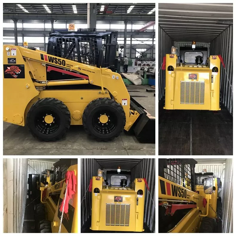 Free Shipping Epa Ce Certificated Fully Hydraulic Skid Steer Loader