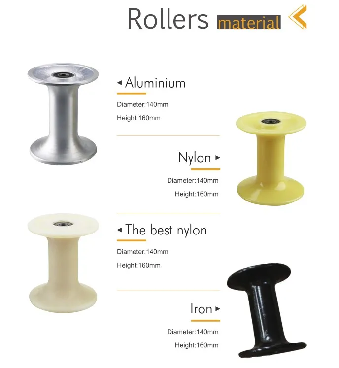 Underground Conduit Cable Aluminum Wheel Rollers Manhole Cable Roller