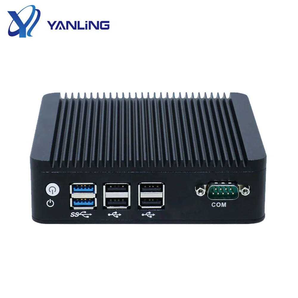 X86 Nano Itx Motherboard Fanless Computer Intel N3160 Ubuntu Mini Pc with Dual Lan