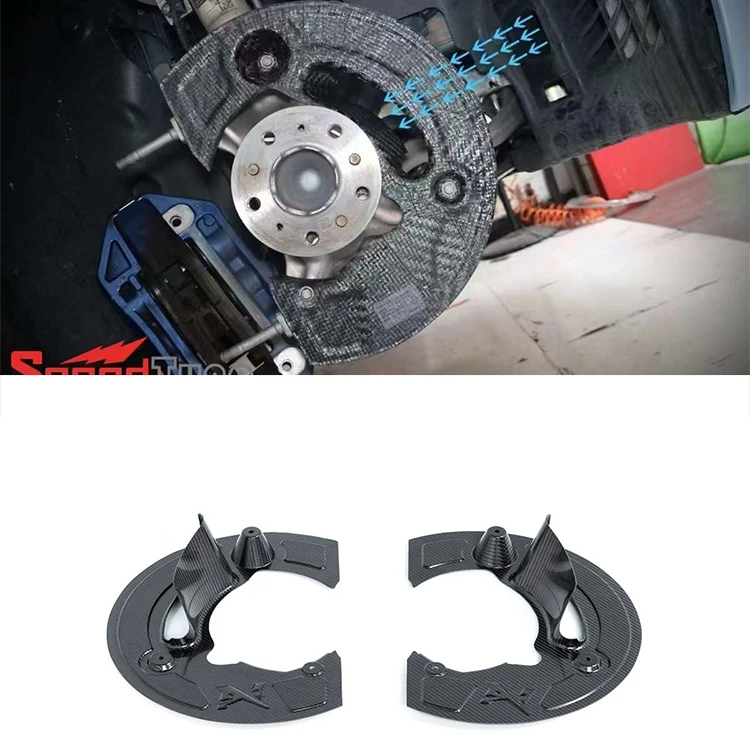 AP G8X M2 / M3 / M4 Carbon Brake Duct Shield Set Dry Carbon Material