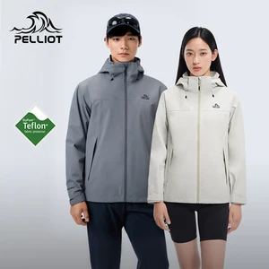 Pelliot Outdoor Waterproof Oil-proof Stain-proof Hardshell Jacket New Windproof Breathable Lightweight Professional Coat