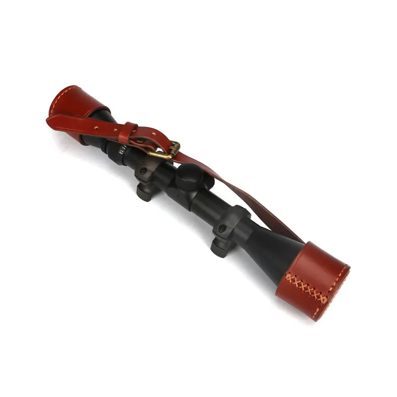 Hibo Handmade Leather Scope Lens Cover Telescopic Sight Lens Caps Buy Scope Cover Leather