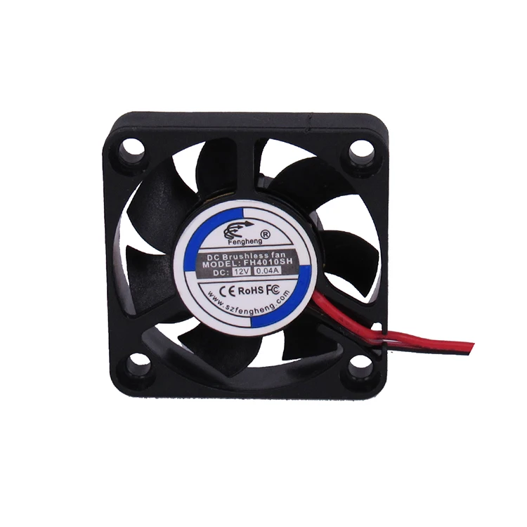 China Factory DC 3V 5V 12V Fan 4010 40mmx40mmx10mm Axial Flow Cooling Fan Low Noise 4010 Fan