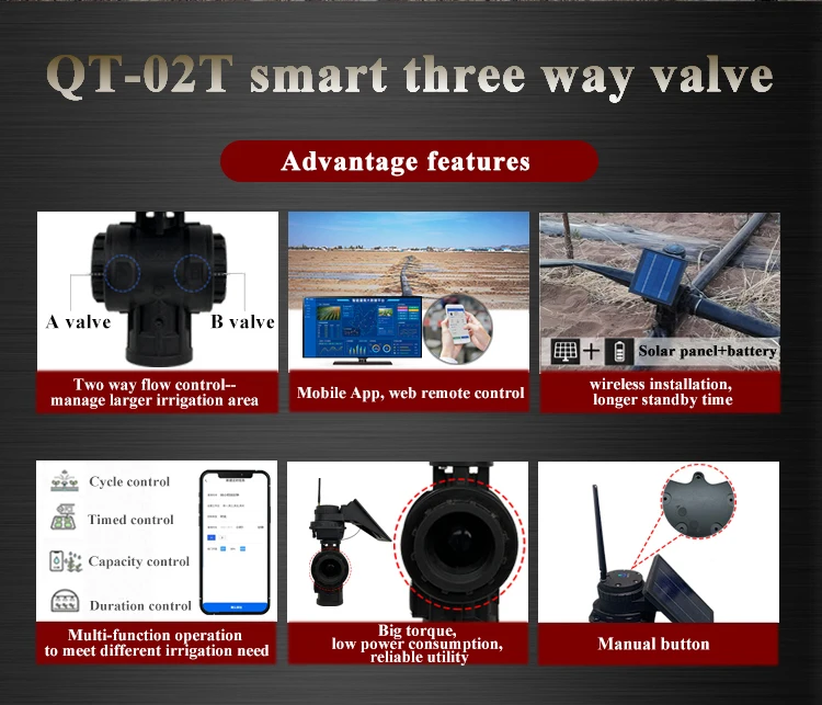 Pvc Motorized Valve With Timer 12V Electric Actuator Rising Stem Gate Valve 3 Way Motorized Valve Actuator Irrigation Control Va