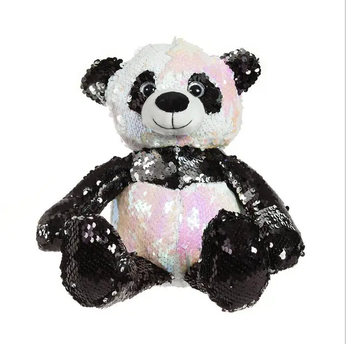 reversible sequin teddy