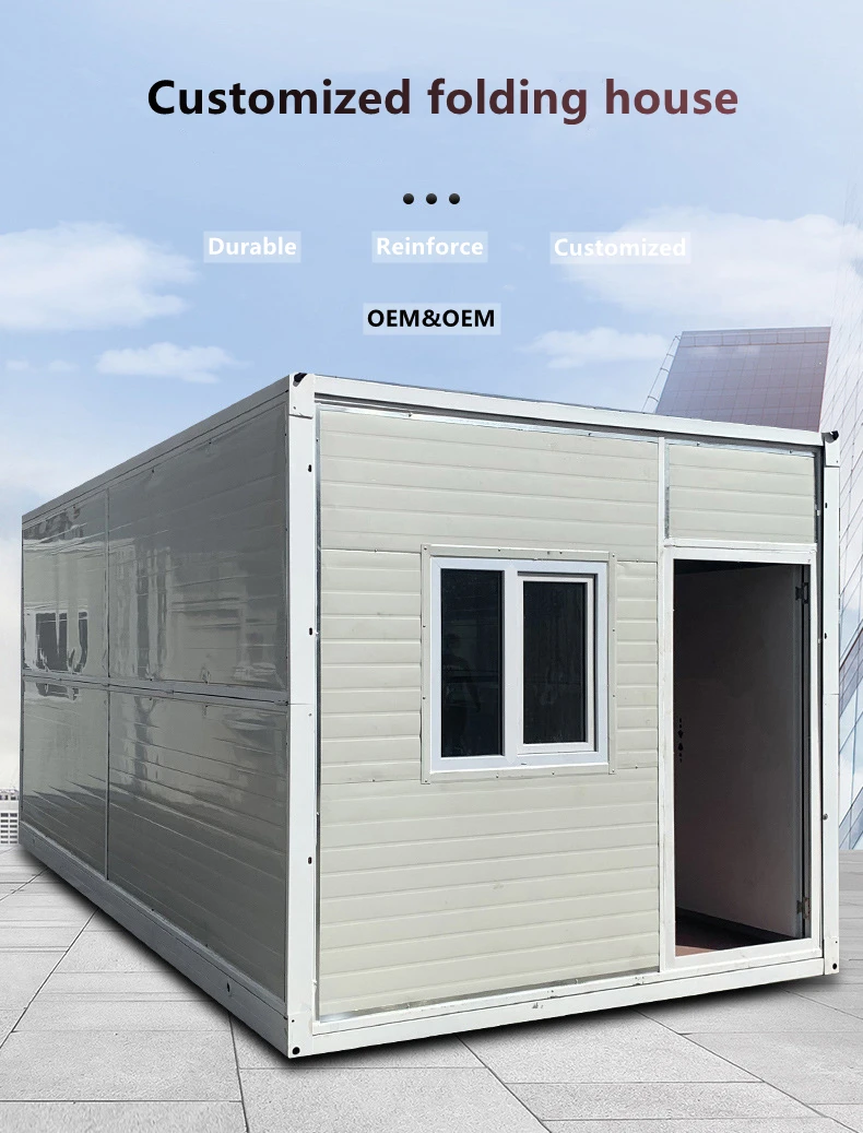 Low Cost Modular Prefabricated Portable Foldable Homes 20ft Office