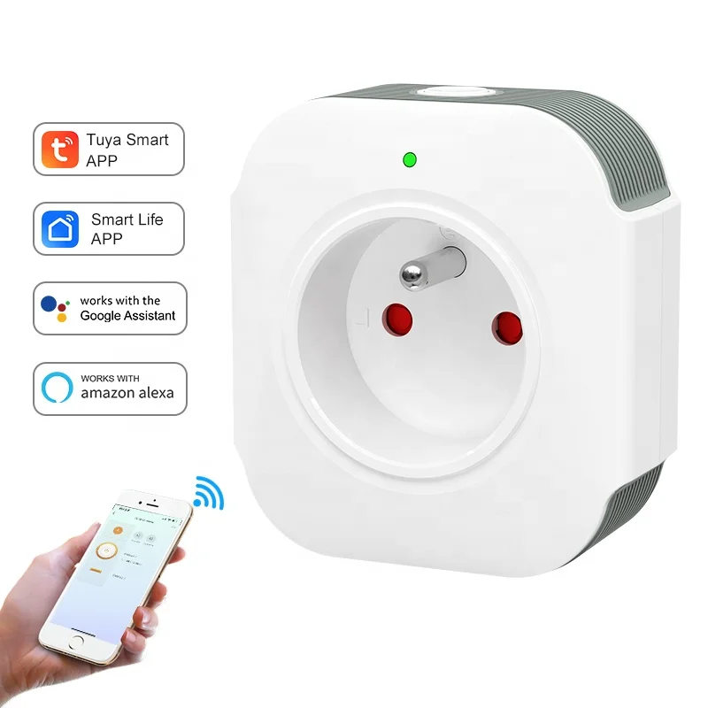 Google home Amazon Tuya Alexa ЕС Пользовательский логотип бренда дистанционное управление Wifi смарт-разъем