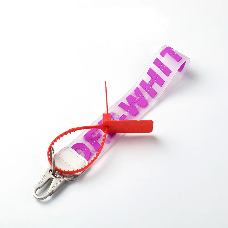 RUBBER KEYCHAIN in black  Off-White™ Official FI