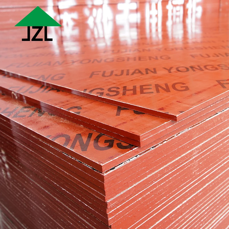 JZL Film Faced Bamboo Plywood Sheet Worm and Mold Resistant Thin Decorative Plywood for Hotel Concrete Construction