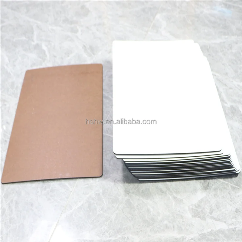 Free Samples Supply Factory One Side White Glossy 3mm Wood Sheet Sublimation Mdf Board