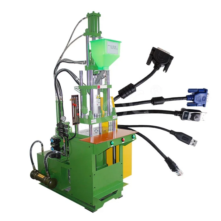 HNOC Mini USB Cable Spectacle Frame Injection Moulding Machine Charger Molding Machine for Data Cable