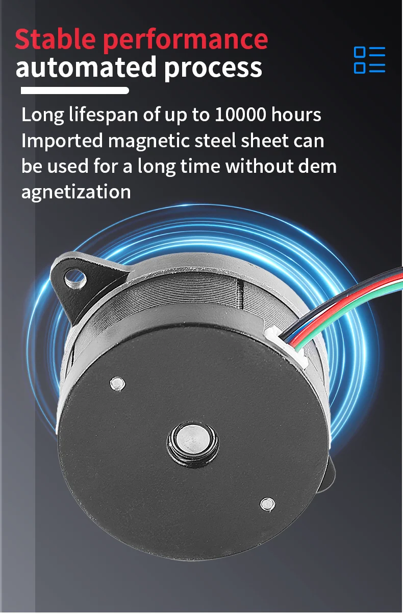 product hanpose factory supply round stepping motor step angle 18 degree 36hs2110 36 circular stepper717-4