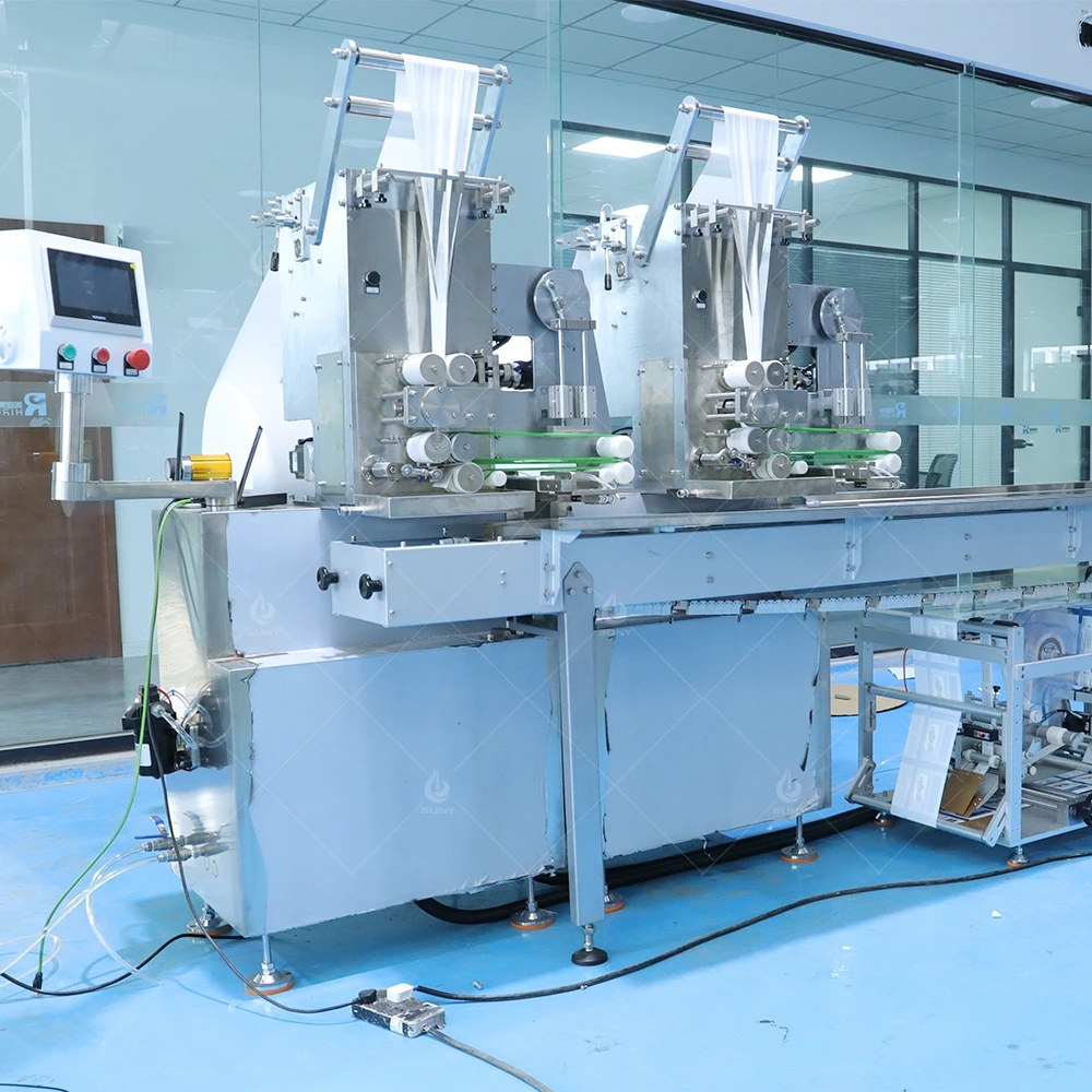 Factory Direct Sell Wet Tissue Paper Wet Napkin Making Fold Machine