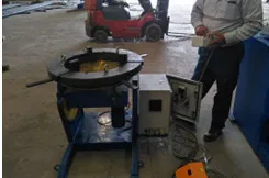 600KG servo Robot Positioner Turning Table for Robot Welding Station