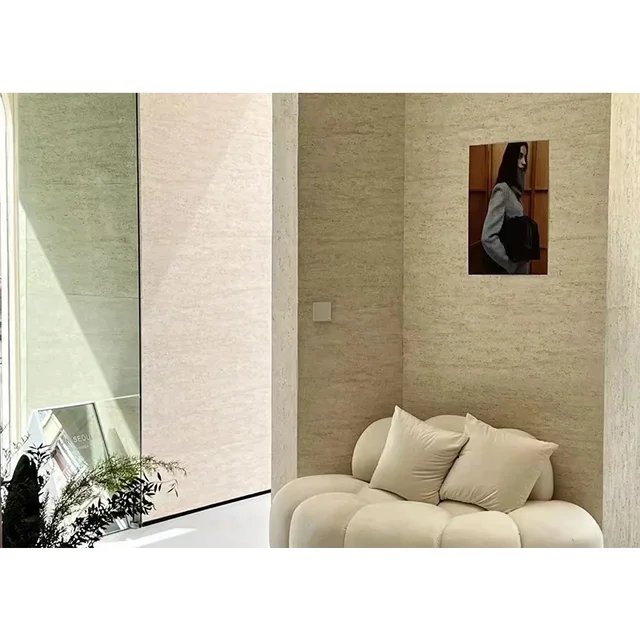 Soft stone Mcm, flexible stone, wall decoration, cladding, soft tile, high-grade decorative material, travertine