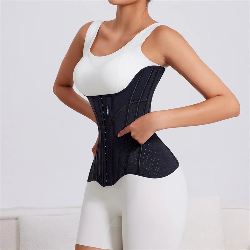 MISTHIN Body Women Trimmer Cincher Corset Double Belt Wrap Girdle Tummy Control Shaper Waist Trainer Shaperwear for Women details