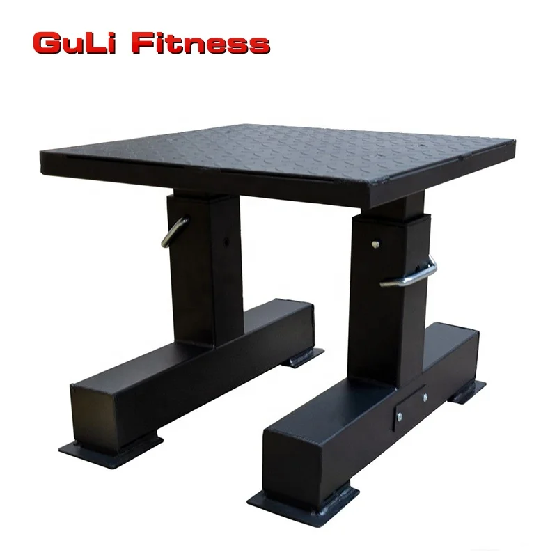 Guli Fitness Adjustable Workout Exercise Plyo Step Platform Box Aerobics Squat Stool for Home Gym Plyometric Jumping Exercises
