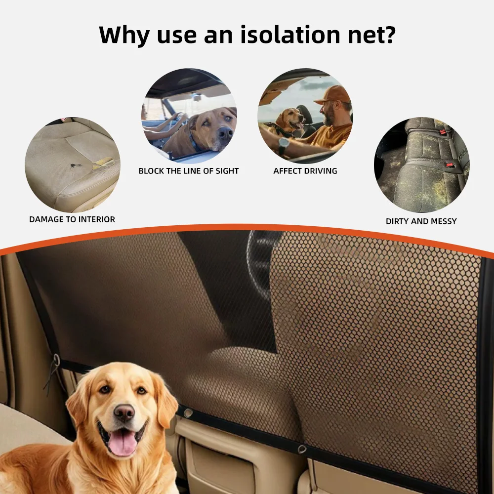 Wholesale Waterproof Scratch Prevent Antinslip Dog Car Hammock Car Sea - product detail 3