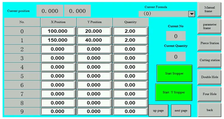 Servo Positioning Punching Busbar Machine