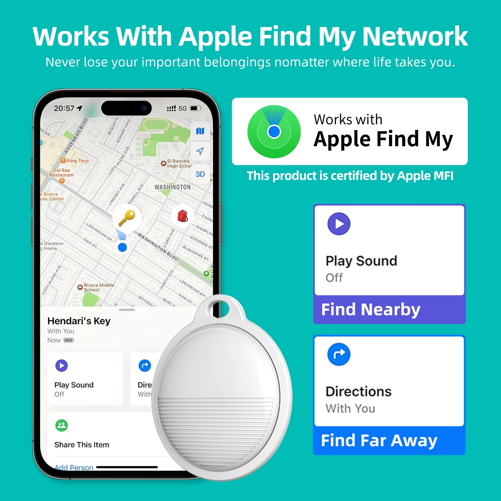 High Quality Automatic Rounded Pet GPS Tracker Tag Smart Animal Locator for Dogs Navigation Features High-Durable Plastic Tag