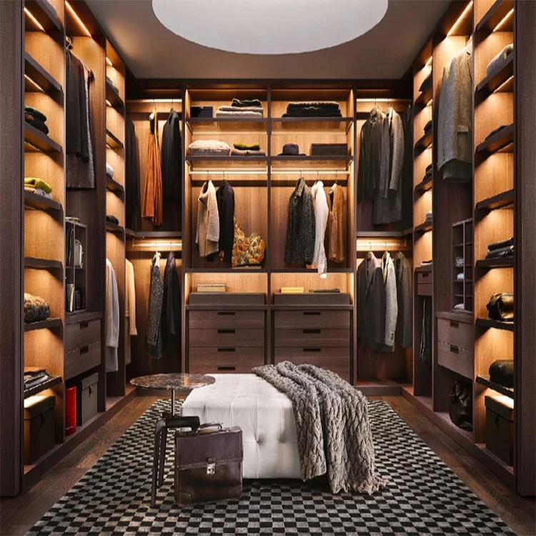 Source Modern design customized the luxury closet walk in wardrobe set on  m.