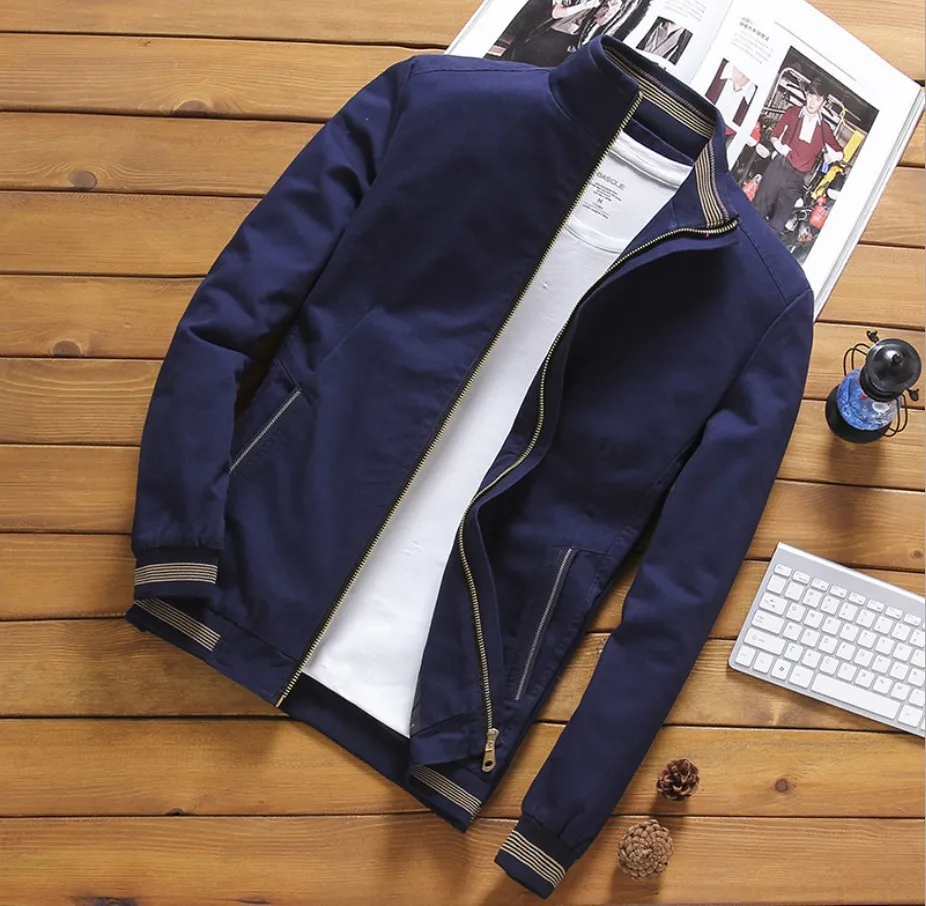 Autumn Bomber Jackets Casual Male Outwear Fleece Thick Warm Windbreaker Jacket Mens Baseball Coats Clothing_voghion.com