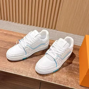 Premium Unisex Sports Shoes Luxury Brand High Quality Genuine Leather Upper PVC Midsole Outsole Summer Skateboard Running