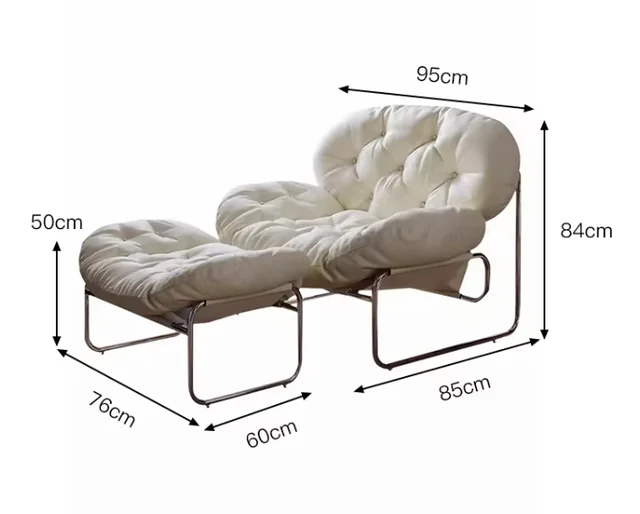 Lazy Leisure Antique Style Black Light Luxury High-end Feeling Single Chair Single Sofa Designer Sofa Chair Living Room