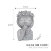 Fairy Flower Pot - Quiet (Cement Color)