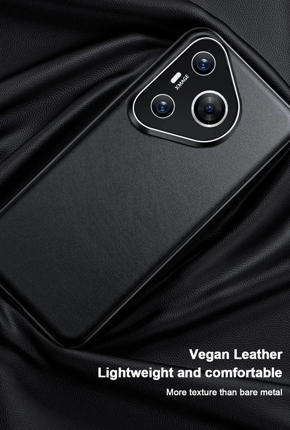 product pu leather for pura 70 pro ultra p60 50 anti fall shockproof magnetic design simple business pure color sjk422 for-8