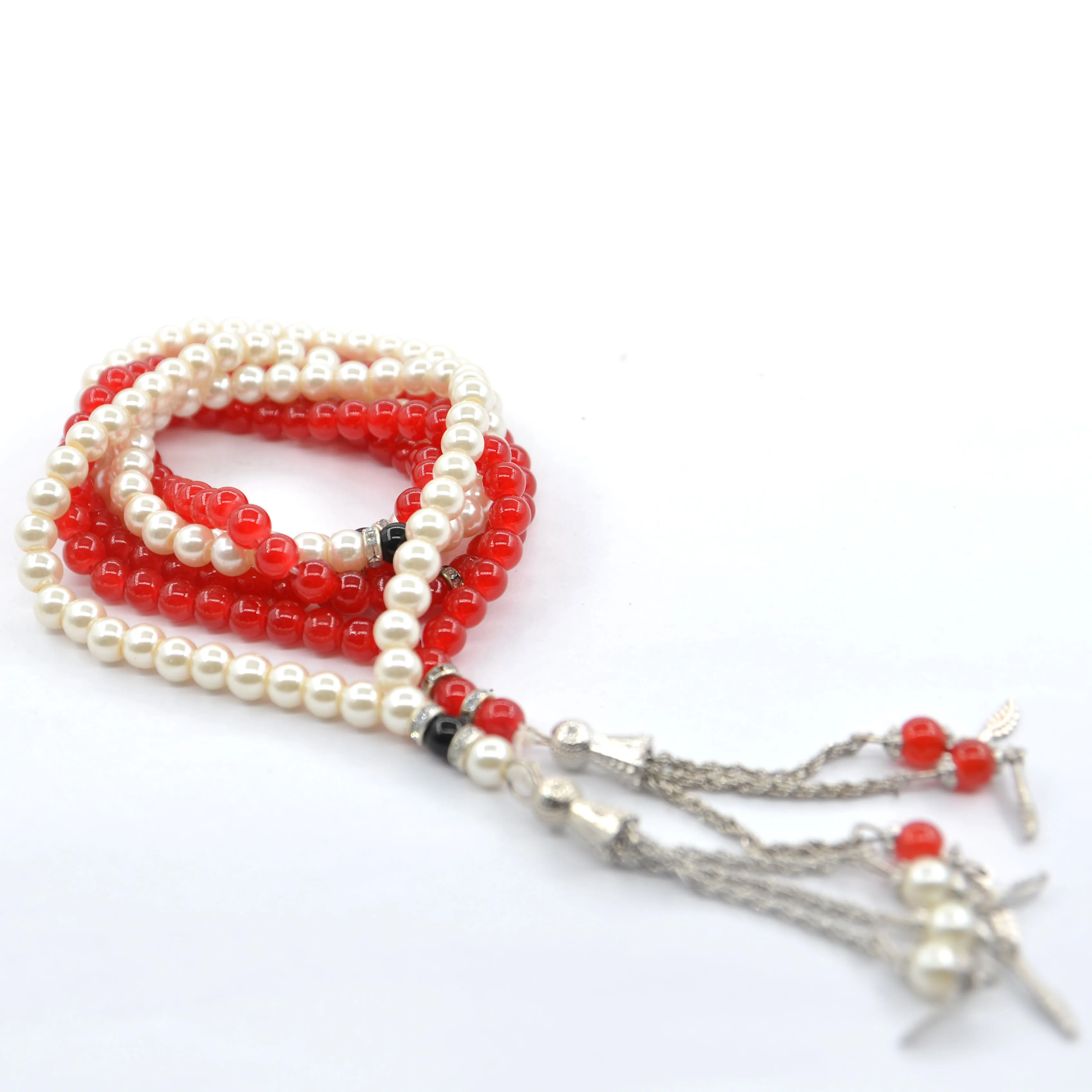 Religious Necklace Islamic Prayer Rosary Beads Necklace Tassel Pendant Necklace Rosary Bead