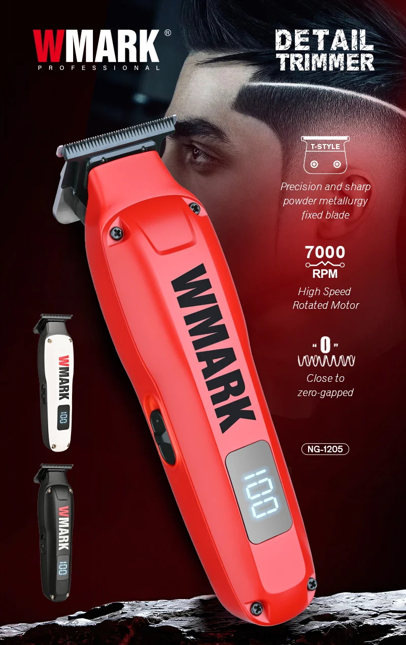 WMARK プロフェッショナル クリッパー　セット　wahl JRL Wmark WMARK NG-1005 プロフェッショナルヘアクリッパー 7500RPM LED