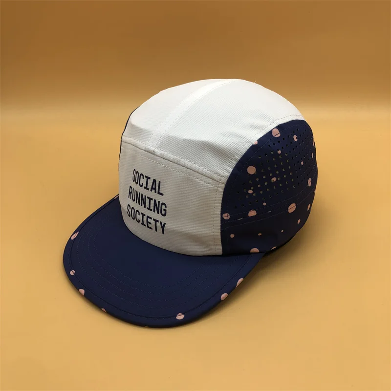 Модная индивидуальная печатная вентиляторная головка с любым логотипом готовые к отправке плоские бейсболки