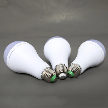 led bulb chargeable light emergency 9w 12w 15w grow light bulb e27 led