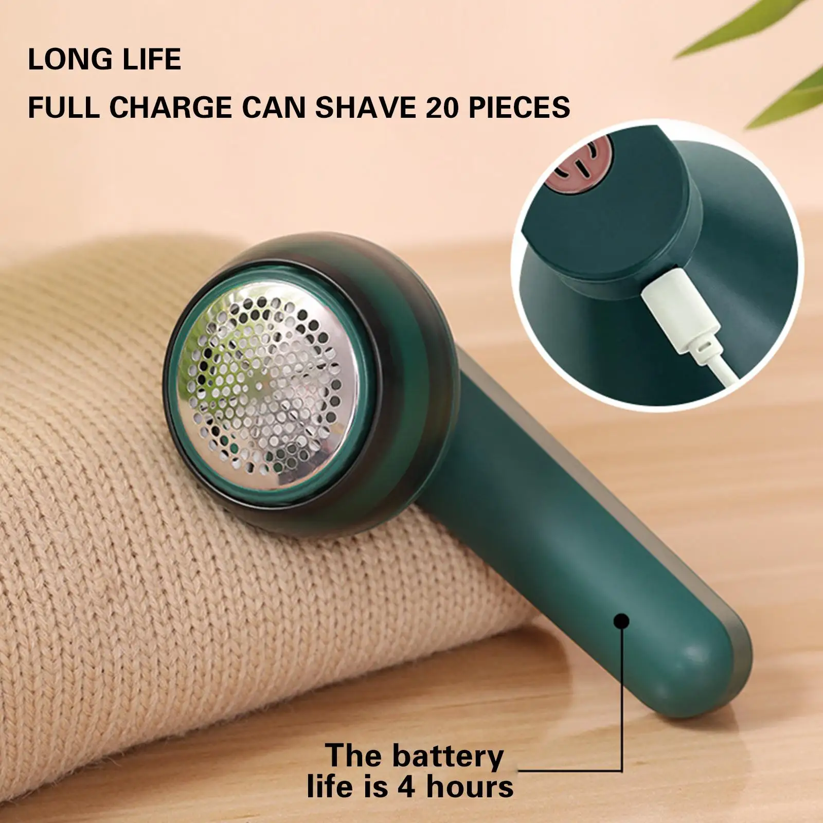 Portable Electric Lint Remover Fabric Shaver Rechargeable Sweater Shavers Electric Lint Remover