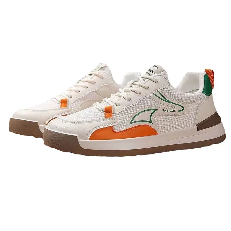 Men's trendy shoes, men's and women's breathable casual sports shoes, retro and versatile men's shoes