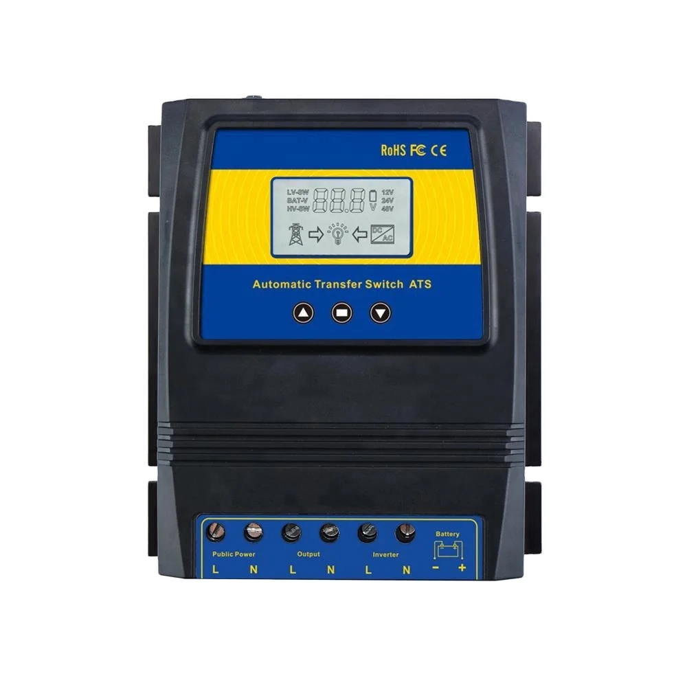 Двойной автоматический переключатель мощности MOES ATS 50 А 11 кВт для автомобильной солнечной системы ветровая